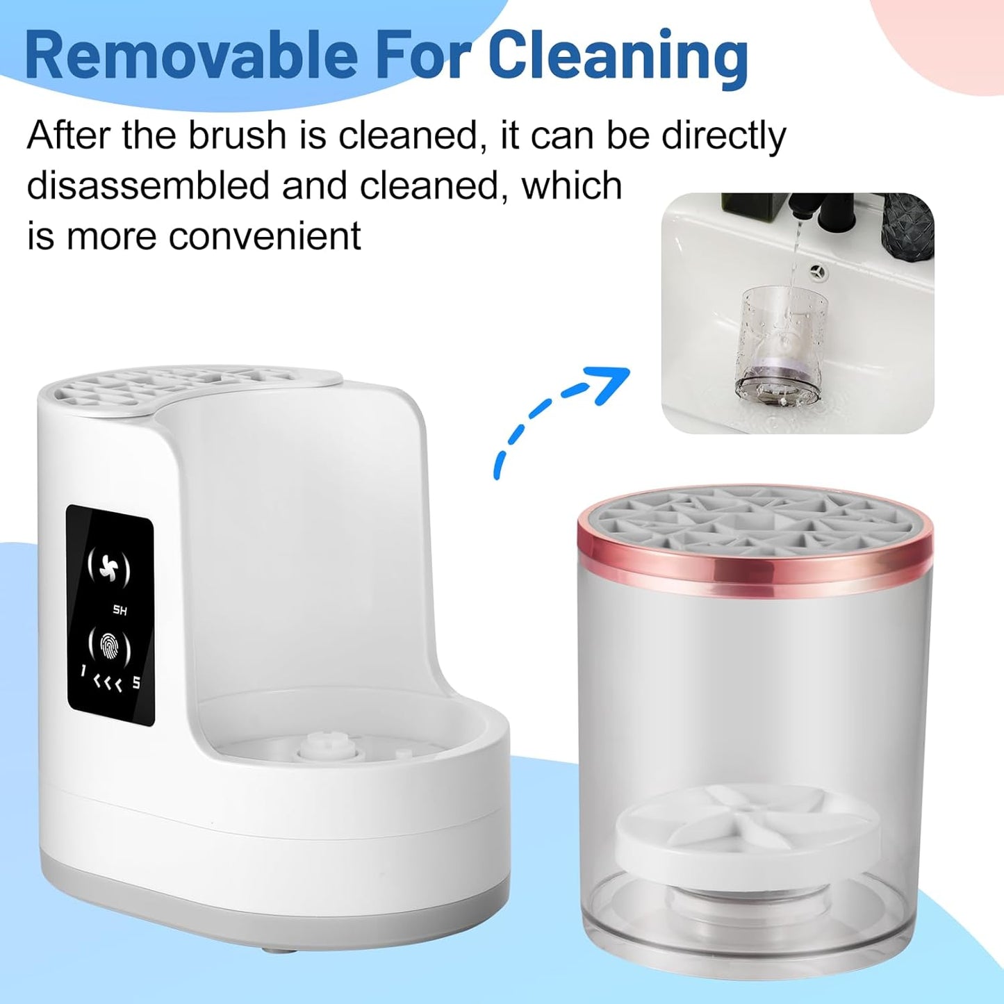 3 in 1 Electric Makeup Brush Cleaner